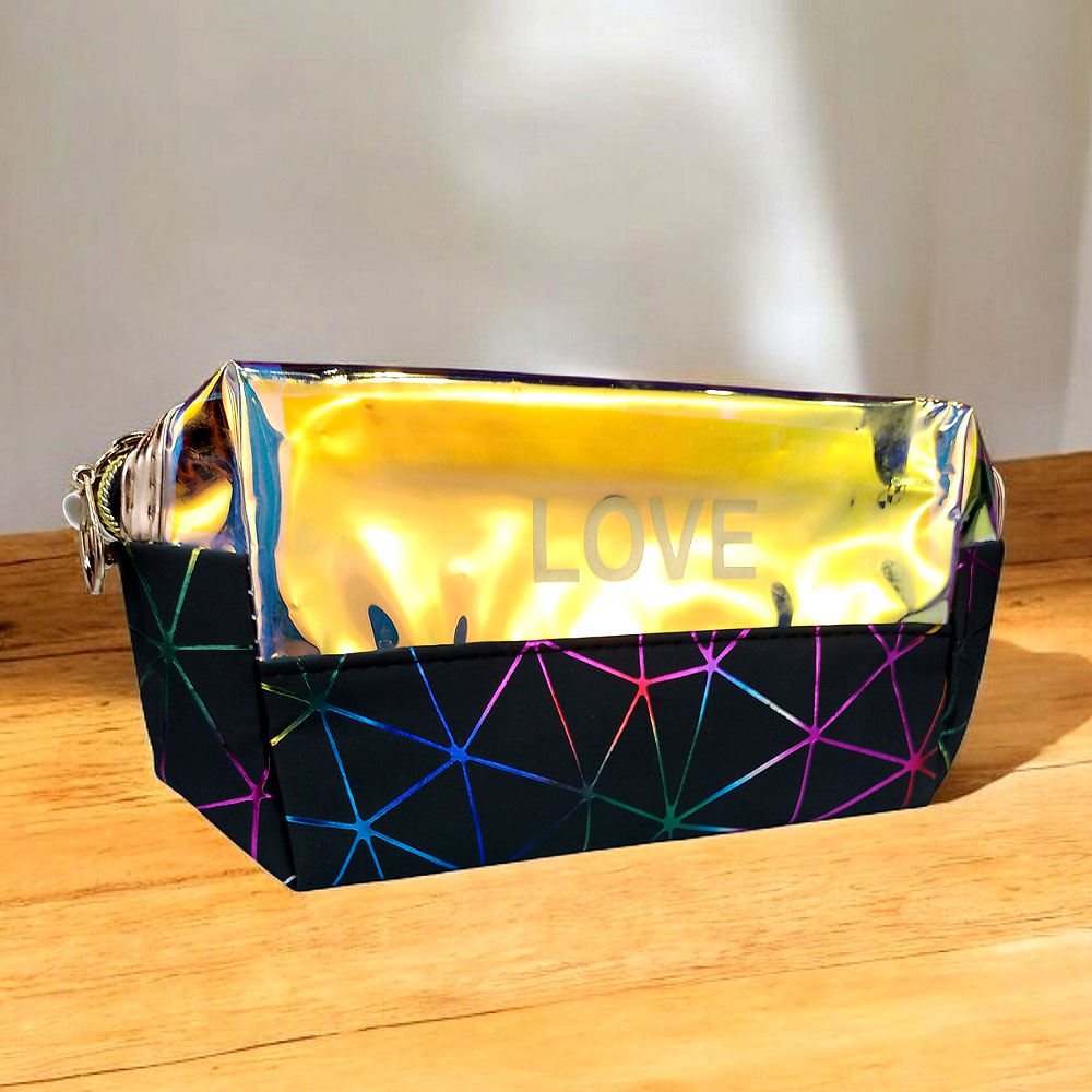 Cartuchera Love para maquillaje