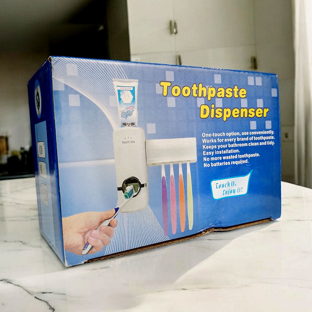Dispensador De Pasta Dental Organizador Cepillos Dental