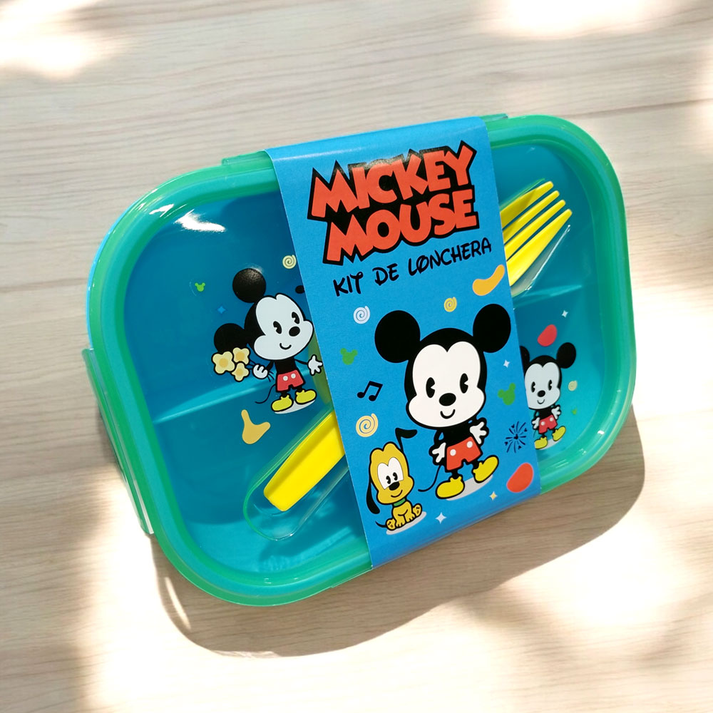 Tapper mickey mouse con cubierto