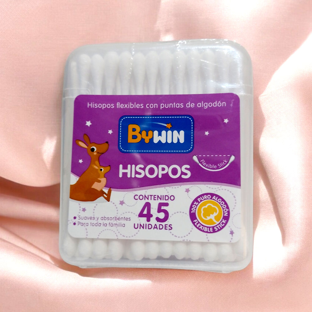 Caja chica de hisopos Biwin | 45  unids.