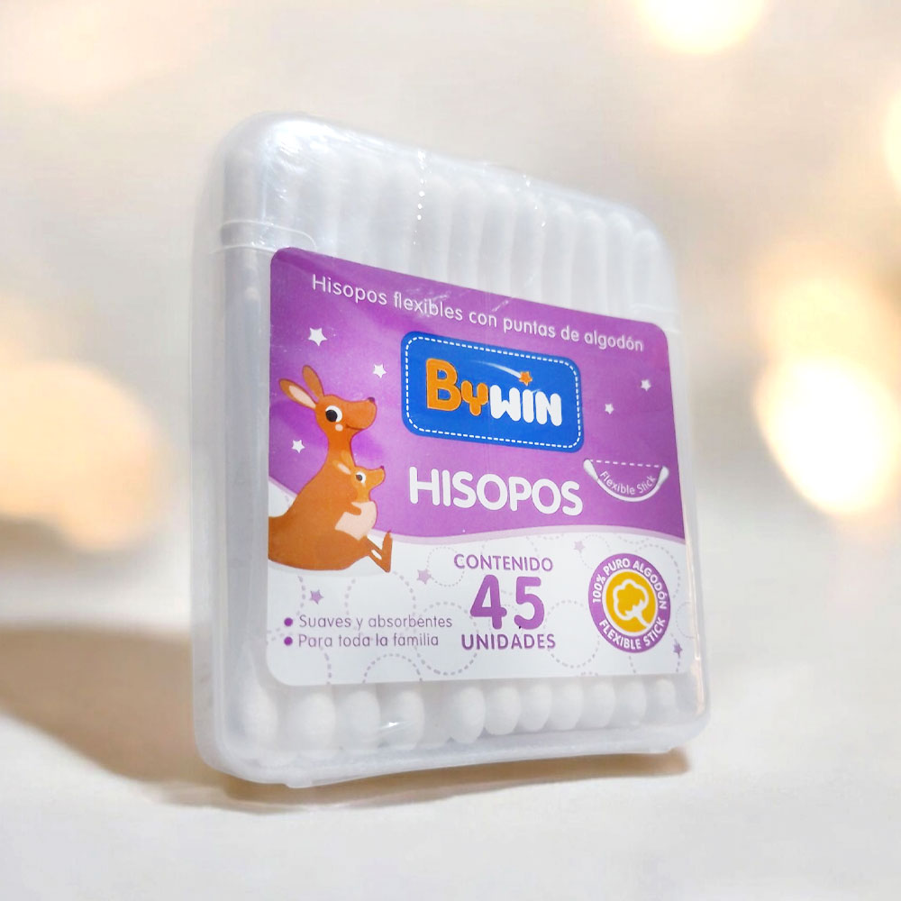 Caja chica de hisopos Biwin | 45  unids.