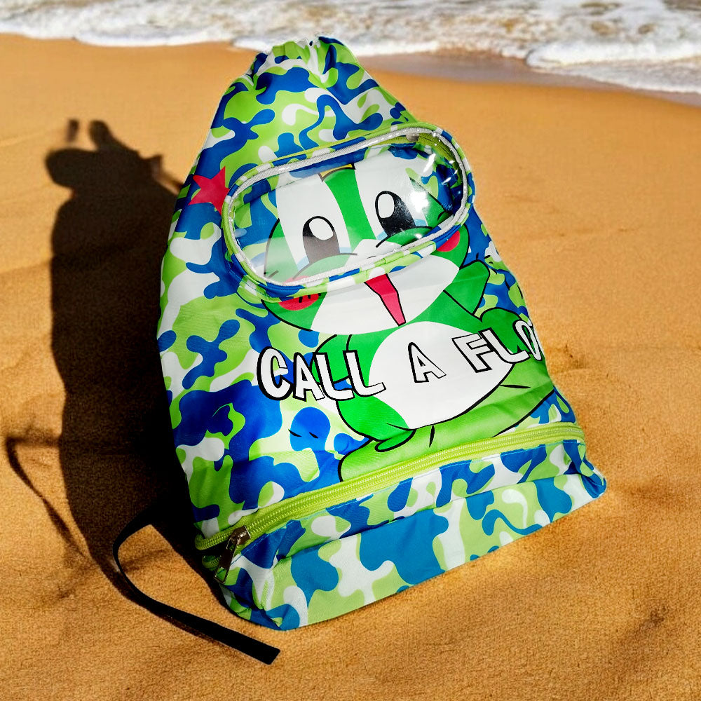 Bolsa de natación con cordón para nadadores, mochila de playa