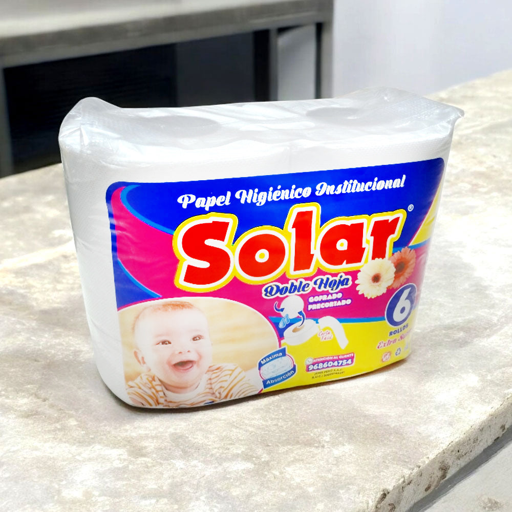 Papel Hiienico Solar tipo rollón