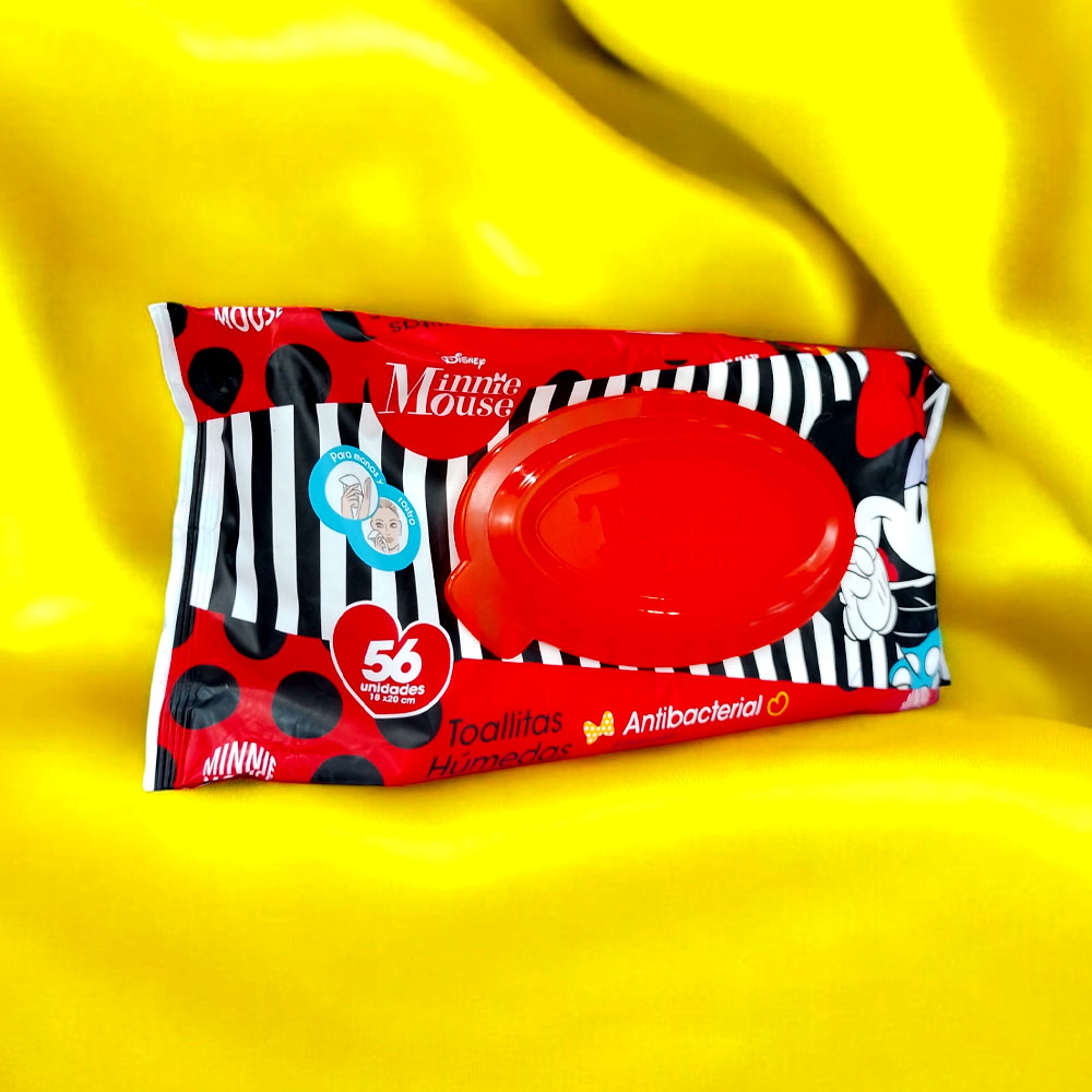 Toallas húmedas minnie mouse | 56 unidades